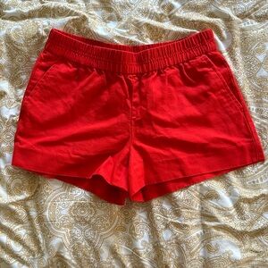 Women’s J. Crew Red Shorts, size 4